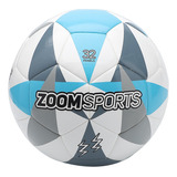 Balon De Fútbol Shock Blanco Azul Pro Hybrid #4 Zoom Sports