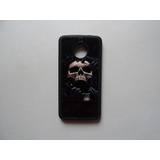 Oferta Funda Protector Celular Moto E4 Plus Calavera Manos 