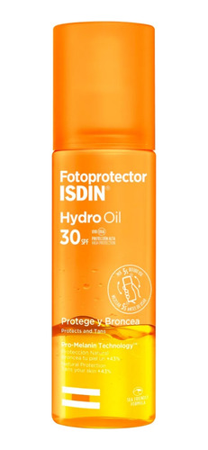 Isdin Fotoprotector Solar Fps 30 Hydro Oil Bifáfico X200ml