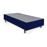 Base Para Cama Box Solteiro King Guldi (39x96x203) Azul E...