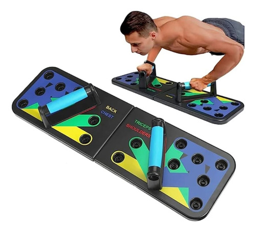  Tabla Push Up Sistema Completo De Flexiones Espalda Hombros