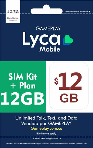 Sim Card Viajera Usa 12gb Minutos Ilimitados Estados Unidos