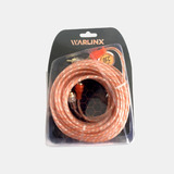 Cables Rca Trenzados Ofc Waraudio De 1.8 Metros Cobre