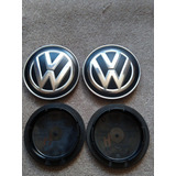 4 Centros De Rin Vw Jetta Mk7 Tiguan Originales  6.7 Cm