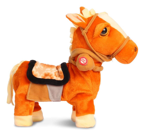 Juguete De Caballo Con Correa Mecedora De Peluche