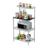 Rack Organizador Para Cocina Microondas Alacena Despensa