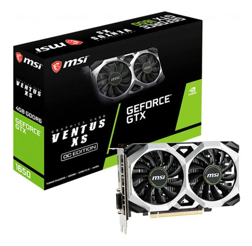 Placa De Video Gtx 1650 Ventus Xs Oc 4gb Gddr6 128-bit