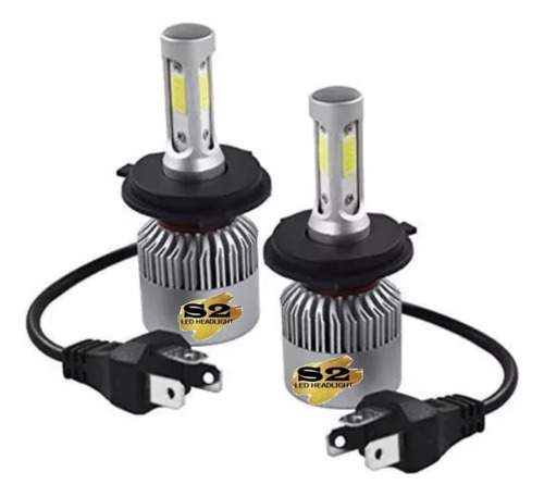 Par Bombillos Luz Led Moto O Carro S2 H4