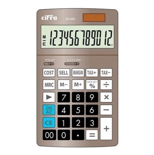 Calculadora D Escritorio Cifra Dt660 Con Cálculo De Impuesto
