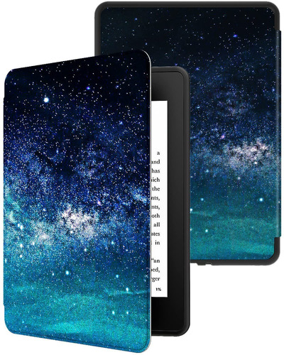 Funda Tapa Galaxia Azul Para Kindle Paperwhite 11