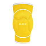 Rodillera Elasticada Bionic Volley Par Amarillo Fluor 