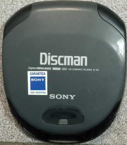 Discman Sony Modelo D-151(enciende-no Se Si Funciona)