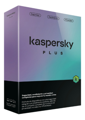 1 Año Antivirus Kaspersky Plus 2024