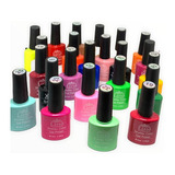 Kit 20  Esmaltes Gel 7.5ml D&z/lirio/bella Rosa Unhas Uv Led