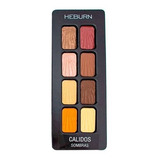Heburn Maquillaje Profesional Paleta Sombras Calidas Cod 940