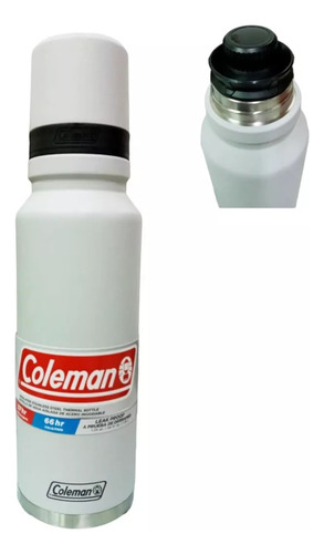 Termo Coleman Matero De Acero Inoxidable 1.2l Blanco