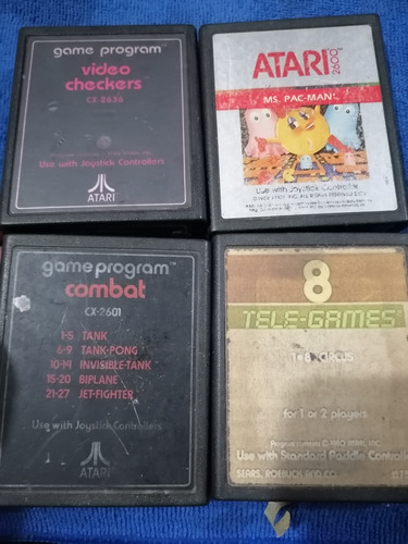 Atari Lote 4 Cartuchos