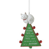 Adorno De Navidad De Resina Para Gato  Oh Christmas Tree 
