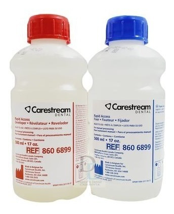 Kit Revelador Y Fijador Carestream Liquído 500 Ml