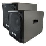 Par De Subwoofer Ativo + Passivo 12 600w Audio Profissional