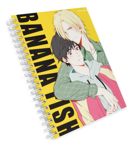 Libreta Pasta Dura Dibujo Anime Personalizable  Lf A-b01