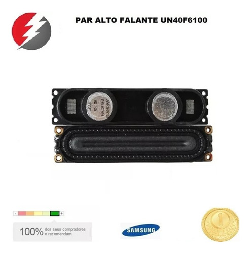 Kit 2 Alto Falantes Tv Samsung Un40f6100/5200/6400/5500 Novo