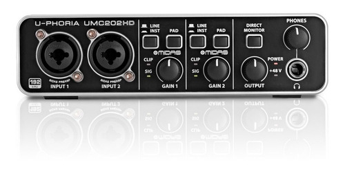 Interfaz De Audio Usb Behringer U-phoria Umc202hd Oferta!!