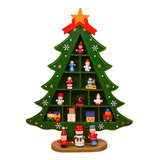 Regalo Mesa De Madera Decoración Árbol De Navidad Div 2024