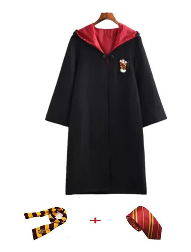 Harry Potter Capa + Corbata + Bufanda 