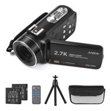 Videocámara Andoer, 2,7k, 48mp, 16x, Zoom 3.0, Ips, Táctil,