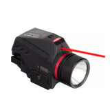 Lanterna Com Mira A Laser Pistola Trilho Picatinny 20mm