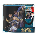 Taza Mágica Abystyle League Of Legends Ezreal Garen Y Lux