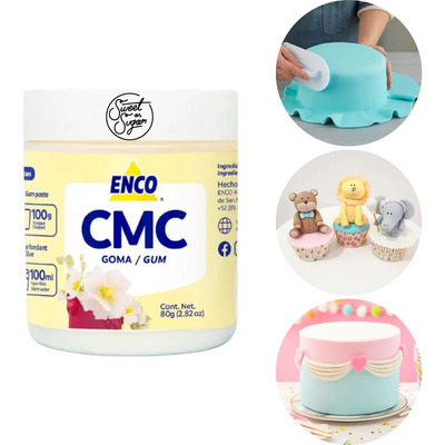 Endurecedor De Fondant Cmc Sodica Enco 80g Sweetassugar | MercadoLibre