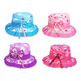 Gorros Para Bebes Capelinas Floreados Por Mayor X 12 Un