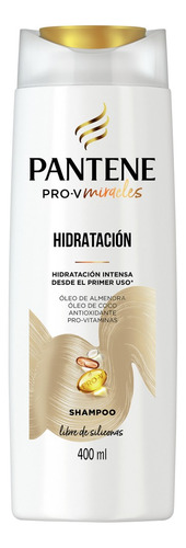 Shampoo Pantene Pro-v Miracles Hidratación En Botella De 400ml Por 1 Unidad