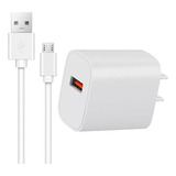 Cargador Carga 2.4a Con Cable V8 Para Samsung Huawei Xiaomi