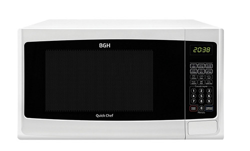 Microondas 20 Lts Bgh B120db9 Digital Blanco 