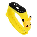 Reloj Digital Pikachu Deportivo Touch Regalo Para Niños