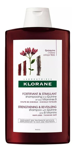 Shampoo Klorane Quinina Estimulante Y Fortificante 100ml