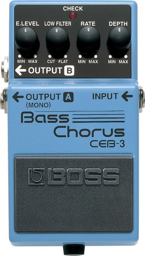 Pedal Boss Ceb3 Bass Chorus P/ Contra Baixo Na Sonic Som 
