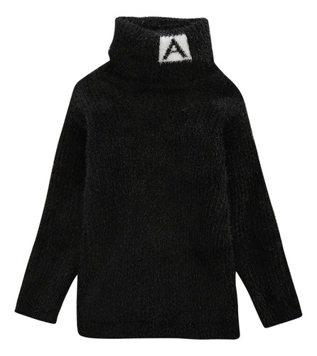 Playera De Invierno Para Niños De Cuello Alto, Talla Median