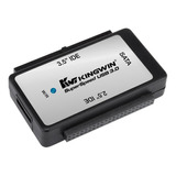 Adaptador Usb 3.0 Kingwin Disco Sata Ide 2.5 3.5 C/fuente