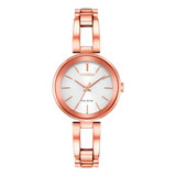 Reloj Citizen Ecodrive Analog Em063981a Mujer Color De La Malla Rosê Gold Color Del Bisel Rose Gold Color Del Fondo Blanco