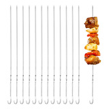 Brochetas De Barbacoa De 15 Pulgadas De Acero Inoxidable, Br