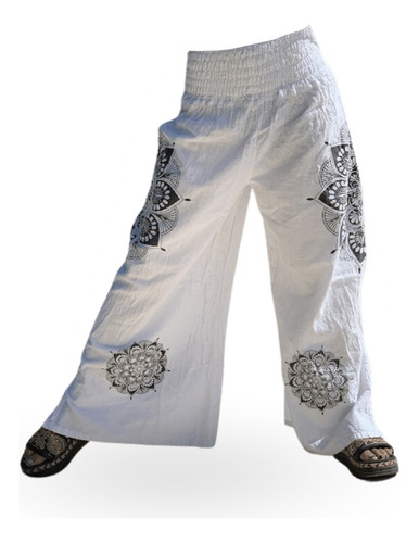 Palazzo Babucha Pantalon Lienzo Playa Mujer Hindu