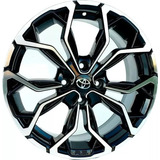 Roda Toyota Yaris Preto Diam Aro 15 4x100 M16 (jogo) + Bico