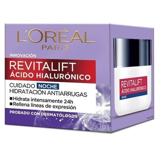 Crema Noche Revitalift Acido Hialuronico X 50 Ml