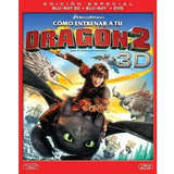 Como Entrenar A Tu Dragón 2 | Película Blu-ray 3d + Dvd  