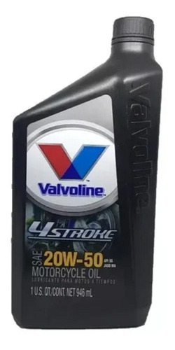 Aceite Valvoline Moto 4t 20w50 Mineral Lubricante 