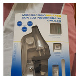 Microscopio Galileo Con Luz Mp-a450 Edu Full Color Gris